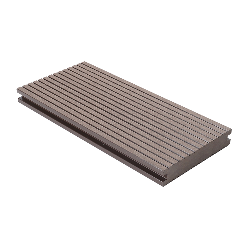 solid capped composite decking