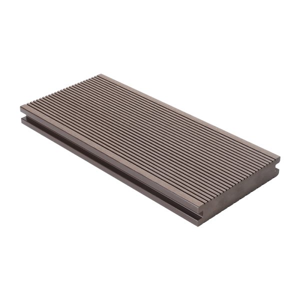 solid capped composite decking